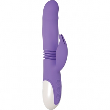 Evolved Thick & Thrust Bunny Purple Thrusting & Expanding Rabbit Vibrator