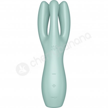 Satisfyer Threesome 3 Teal Triple Head Vibrating Stimulator