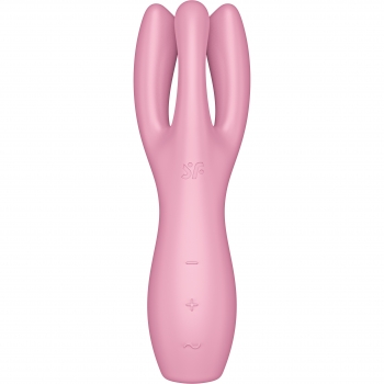 Satisfyer Threesome 3 Pink Triple Head Vibrating Stimulator