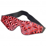 Cherry Banana Thrill Red Faux Leather Eye Mask