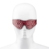 Cherry Banana Thrill Red Faux Leather Eye Mask