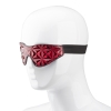 Cherry Banana Thrill Red Faux Leather Eye Mask