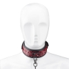 Cherry Banana Thrill Red Faux Leather Bondage Collar