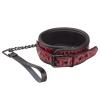 Cherry Banana Thrill Red Faux Leather Bondage Collar