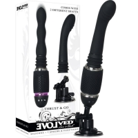 Evolved Thrust & Go Thrusting Vibrator With 2 Shaft Attachments