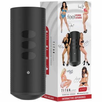 Kiiroo Titan Feel Pornstars Experience Interactive Vibrating Masturbator