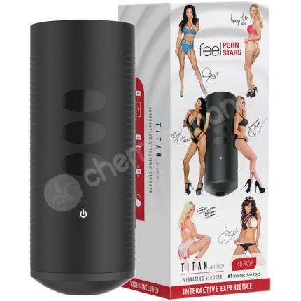 Kiiroo Titan Feel Pornstars Experience Interactive Vibrating Masturbator Kiiroo Titan Feel Pornstars Experience Interactive Vibrating Masturbator