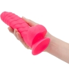 Addiction Tom 7" Silicone Ribbed Dildo With Balls