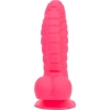 Addiction Tom 7" Silicone Ribbed Dildo With Balls