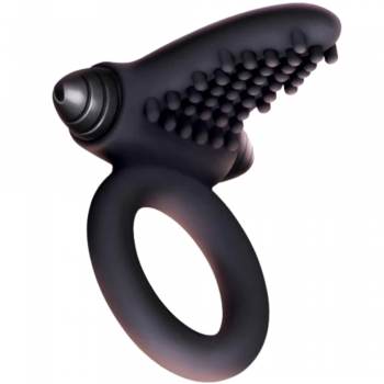 The 9's Silicone Bullet Tongue Cock Ring