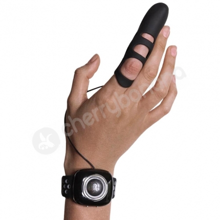 Adrien Lastic Touche Black Finger Sleeve Vibrator