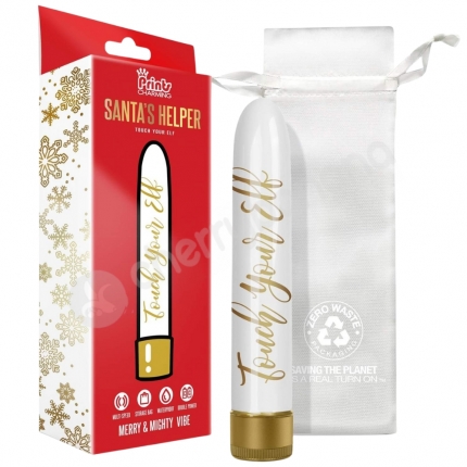 Prints Charming Santa's Helper Merry & Mighty Vibe - Touch Your Elf Prints Charming Santa's Helper Merry & Mighty Vibe - Touch Your Elf