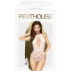 Penthouse Lingerie White Toxic Powder Teddy