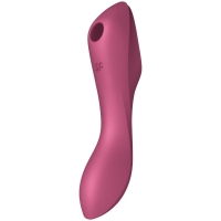 Satisfyer Red Curvy Trinity 3 in 1 Air Wave Vibrator