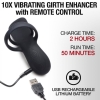 Trinity Silicone Vibrating Girth Enhancer Sleeve & Cock Ring With Remote