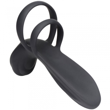 Trinity Silicone Vibrating Girth Enhancer Sleeve & Cock Ring With Remote