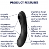 Satisfyer Curvy Trinity 4 Black Insertable Air Pulse Vibrator