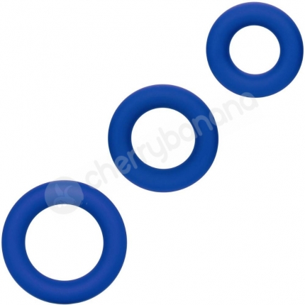 Admiral Universal Comfortable Cock Rings Set of 3 Admiral Universal Comfortable Cock Rings Set of 3
