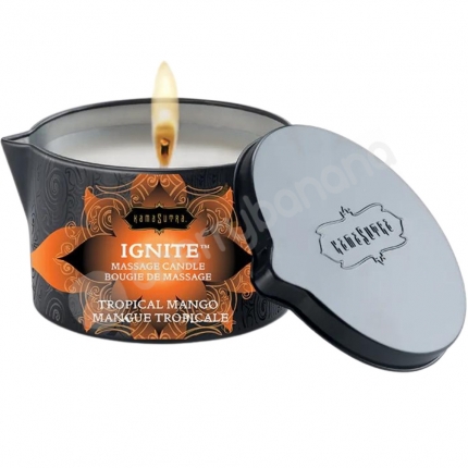 Kama Sutra Ignite Massage Oil Candle Tropical Mango Kama Sutra Ignite Massage Oil Candle Tropical Mango