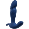Gender X True Blue Thrusting Shaft  4.1" Anal & Perineum Vibrating Massager