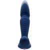 Gender X True Blue Thrusting Shaft  4.1" Anal & Perineum Vibrating Massager