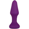 Zero Tolerance Tunnel Teaser Purple Vibrating Anal Plug With Rotating Beads & Remote Control