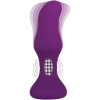 Zero Tolerance Tunnel Teaser Purple Vibrating Anal Plug With Rotating Beads & Remote Control