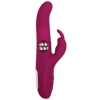 Adam & Eve Eve's Twirling Rabbit Thruster Red Rotating Beads & Thrusting Shaft Vibrator