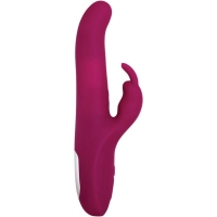 Adam & Eve Eve's Twirling Rabbit Thruster Red Rotating Beads & Thrusting Shaft Vibrator