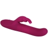 Adam & Eve Eve's Twirling Rabbit Thruster Red Rotating Beads & Thrusting Shaft Vibrator