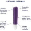Satisfyer Ultra Power Bullet 2 Purple USB Rechargeable Bullet Vibrator