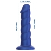 Addiction Fantasy Unicorn 8" Blue Dildo