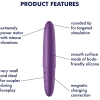 Satisfyer Ultra Power Bullet 6 Purple Mini 12 Function Clit Vibrator