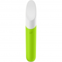 Satisfyer Ultra Power Bullet 7 Green Curved Tip Clit Vibrator