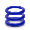 Performance VS2 Pure Premium Silicone Blue Cock Rings Small 3 Pack