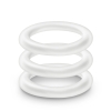 Performance VS2 Pure Premium Silicone White Cock Rings Small 3 Pack