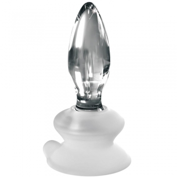 Icicles #91 Glass Massager With Suction Cup Base