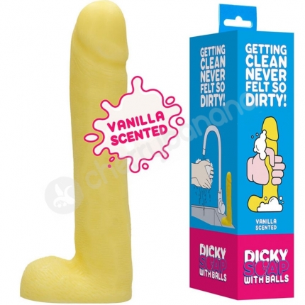 S-Line Dicky Soap With Balls Vanilla Scented Novelty Hand Soap