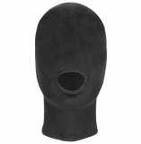 Ouch Black Velvet Mask With Mouth Opening