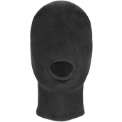 Ouch Black Velvet Mask With Mouth Opening
