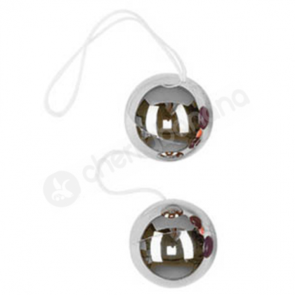 Vibratone Unisex Silver Duo Balls