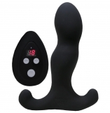 Aneros Vice 2 Black 4.4" Vibrating Prostate Anal Vibrator Plug With Remote