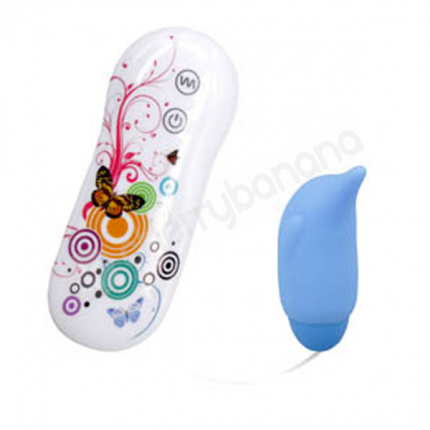 Vibe Therapy Exquisity Blue Dolphin Bullet Vibrator