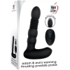 Adam & Eve Black Warming Thrusting Prostate Probe Anal Vibrator