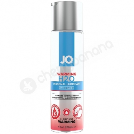 JO H2O Warming Water-Based Fragrance Free Lubricant 120ml