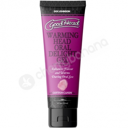 Goodhead Cotton Candy Warming Head Oral Delight Gel 118ml Goodhead Cotton Candy Warming Head Oral Delight Gel 118ml