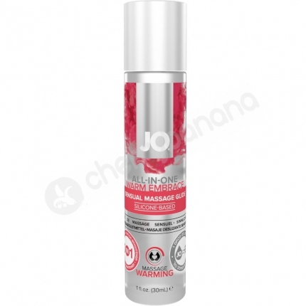 JO Warming Sensual Silicone-Based Massage Glide 30ml