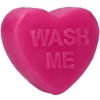 S-Line Heart Shaped Soap "Wash Me"