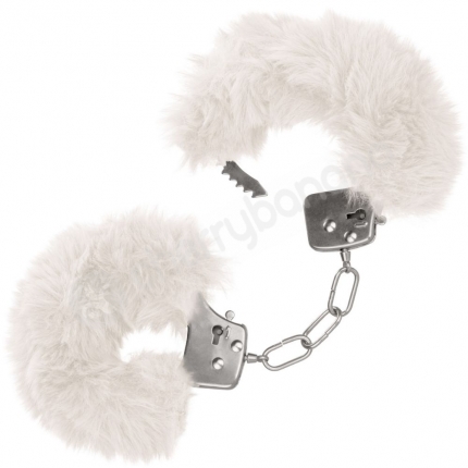 Calexotics Ultra Fluffy White Furry Cuffs