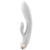 Satisfyer Double Flex G-Spot & Clitoris Flexible White Rabbit With App Control